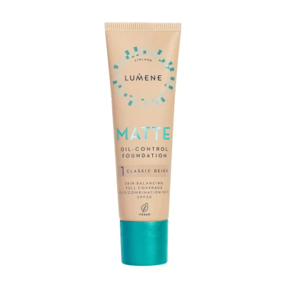 Abbildung von Lumene Matte Oil Control Foundation SPF20 1 Classic Beige
