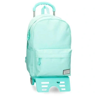 Abbildung von MOVOM Always on The Move Schulrucksack mit Trolley, blau, 31,5 x 45 15 cm, Polyester, 21,26 l, Trolley