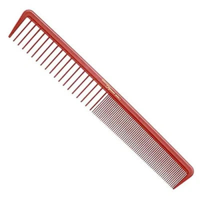 Abbildung von Hercules S&auml;gemann Carbon Haarschneidekamm C8 rot 7&frac12;&quot;