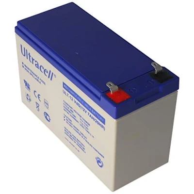 Abbildung von Ultracell UL7 12 Blei Akku Volt 7,0 Ah mit Faston Kontakt 187, 4,8mm