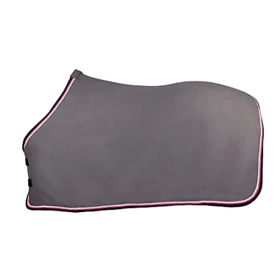 Abbildung von PFIFF 101496 Pferde Polarfleece Decke Pauline, Fleecedecke Pferdedecke, Grau 135
