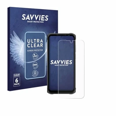 Abbildung von Savvies 6 Stück Schutzfolie für Ulefone Armor 12S Displayschutz Folie Ultra Transparent