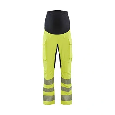 Abbildung von Blaklader 710016423399XS 4 Wege Stretch Hi Vis Umstandshose, High Gelb/Schwarz, Größe Xs