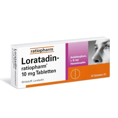 Abbildung von Loratadin ratiopharm 10 mg 20 St