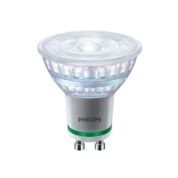 Abbildung von Philips LED Classic ultraeffiziente GU10 Lampe, mit Energieeffizienzklasse A, ersetzt 50W, kaltweiß