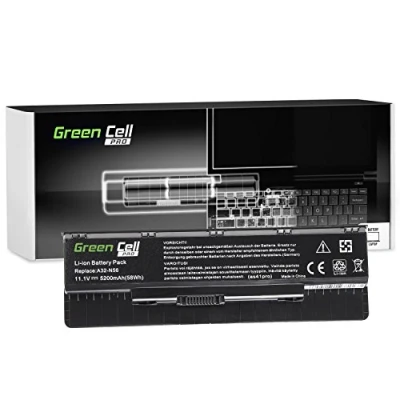 Abbildung von Green Cell PRO A31 N56 A32 A33 Akku für Asus Laptop (5200mAh 10.8V Schwarz)
