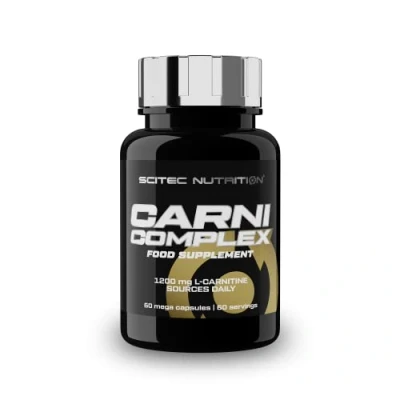 Abbildung von Scitec Nutrition Carni Complex, 1200 mg Megakapseln mit L Carnitin &amp; Acetyl Carnitin, 60 Kapseln