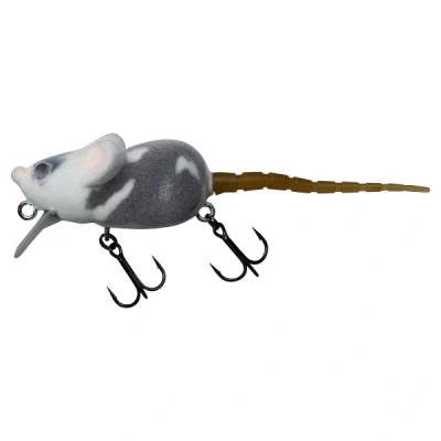 Abbildung von Illex Momouse Wakebait 9.2cm 7g (0 0.5m) White &amp; Grey Mouse Wobbler
