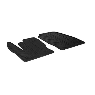 Abbildung von Gledring 0273 Fußmattensatz Gummi vorne 2 schwarz 750mm 550mm FORD: Tourneo Connect / Grand V408 Kombi, Courier MPV