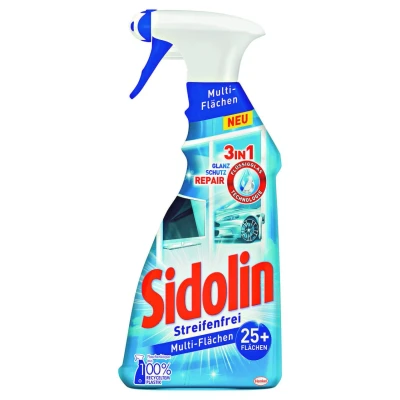 Abbildung von SIDOLIN All in 1 Streifenfrei Multi Flächen 500 ml Glasreiniger (1 St. strahlender Glanz auf über 25 Flächen)