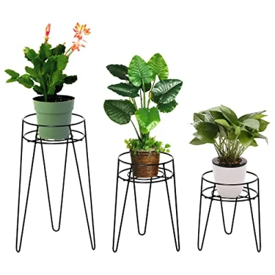 Abbildung von Blumenständer 3er Set Pflanzenständer für Blumentopf bis Ø16 cm