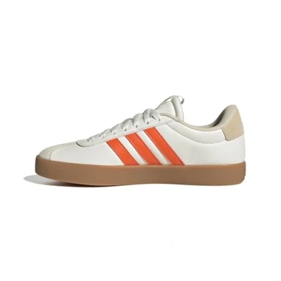 Abbildung von adidas Vl Court 3.0 Shoes Damen Schuhe, Core White Impact Orange Gold Met, 40 2/3 EU