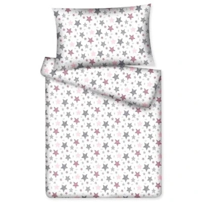Abbildung von Kinderbettwäsche Stars Vario, 100% Baumwolle, 40x60 cm/100x135 cm, KiGATEX