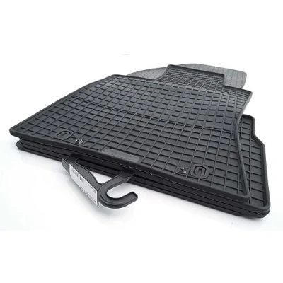 Abbildung von Gummimatten für MG ZS EV (Elektro) Gummi Fußmatten in Original Qualität Set 4 teilig Schwarz Geruchsneutral