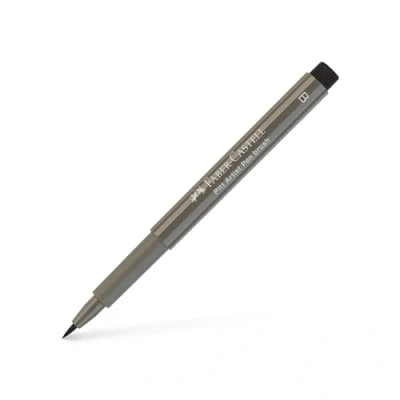 Abbildung von FABER CASTELL 167473 Tuschestift Pitt artist pen brush, Strichstärke B, Farbe 273, warmgrau IV