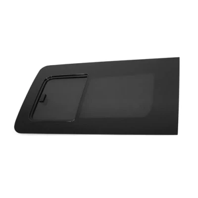 Abbildung von Schiebefenster Seitenfenster kompatibel mit Opel Vivaro 2019 2023 Schwarz Auto Links L1