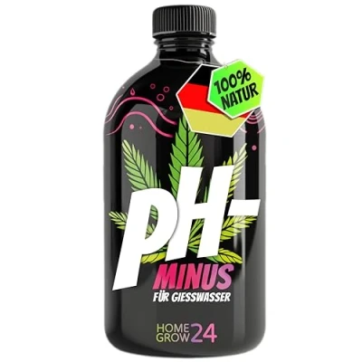 Abbildung von HOMEGROW24 pH Minus 500 ml, organischer Wert Senker, für optimales Pflanzenwachstum, mit effektiven Mikroorganismen, Milchsäurebakterien, 100% natürlich ohne Chemie