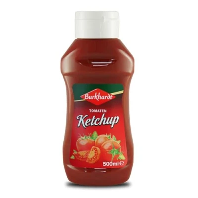 Abbildung von 12 x 500ml Burkhardt Tomatenketchup in PET Quetschflasche