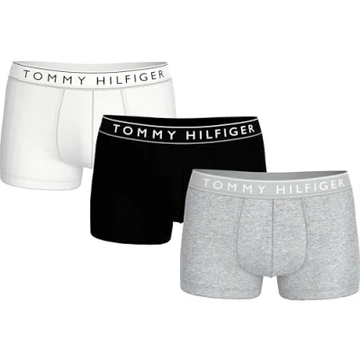 Abbildung von Tommy Hilfiger Everyday Essentials 3 PACK Panties, Herren, Größe: Small, Grey/black/white