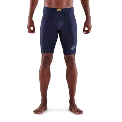 Abbildung von Skins Unterhose lang, Herren, Größe: XXL, Navy blue