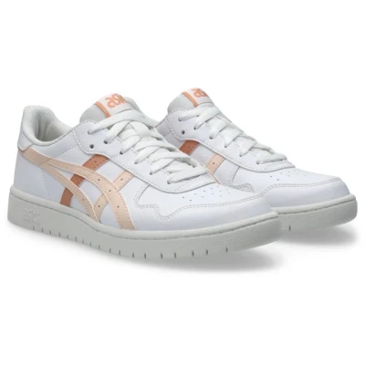Abbildung von Asics Sportstyle Japan Sneaker low, Damen, Größe: 44, White/pearl pink Hochwertiges lederimitat