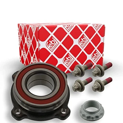 Abbildung von FEBI BILSTEIN 37810 Radlagersatz Hinterachse links, rechts mit Anbau /Befestigungsmaterial 80mm Schrägkugellager BMW: 5 Limousine
