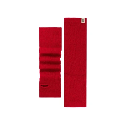 Abbildung von Roeckl Damen Strick Essential Stulpe 23051 351 Farbe Gelb 248 Handschuhe, Dunkelrot, Einheitsgröße