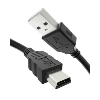 Abbildung von USB Ladekabel Kompatibel mit Ti 84 Plus CE, Plus/C Silber Edition, Nspire CX/CAS, 89 Titan, CX II/CAS Graphic Calculator A auf Mini B Kabel für Texas Instruments