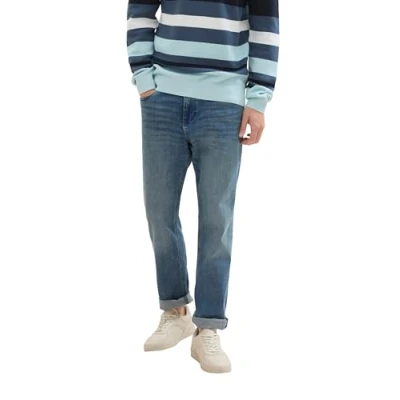 Abbildung von TOM TAILOR Herren 1042340 Josh Regular Slim Jeans, 10113 Clean Mid Stone Blue Denim, 31 W/34 L