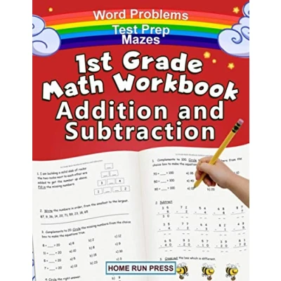 Abbildung von 1st Grade Math Workbook Addition and Subtraction: 1 Workbooks, Books for Graders, Ages 4 8