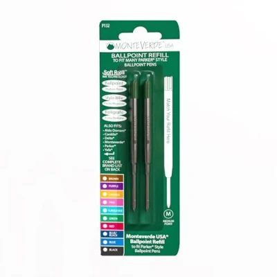 Abbildung von Monteverde Soft Kugelschreibermine (Parker) Medium Green 2 Pc