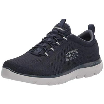 Abbildung von Skechers Wide Fit Summits Sneaker low navy, Herren, Größe: 47.5, Navy Schuhe