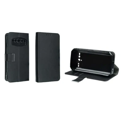 Abbildung von caseroxx Handy Hülle Tasche kompatibel mit Doogee S100 Bookstyle Case Wallet in schwarz
