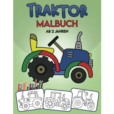 Abbildung von traktor malbuch ab 2 Jahren: Großes und einfaches bauernhof kinder jahre
