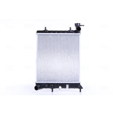 Abbildung von NISSENS 67022 Kühler, Motorkühlung Aluminium 335 323 18 Kühlrippen gelötet