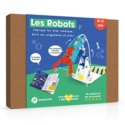 Abbildung von Les robots Kit ludo éducatif 8 12 ans: Fabrique ton bras robotique et joue en le faisant bouger