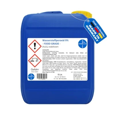Abbildung von HERRLAN Wasserstoffperoxid 9% FOOD GRADE I 5 Liter Qualität Oberflächen Desinfektionsmittel
