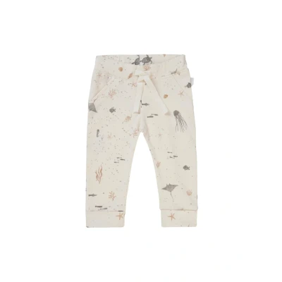 Abbildung von Noppies Unisex Baby Pants Boone Allover Print Hose, Whisper White P198, 74 EU