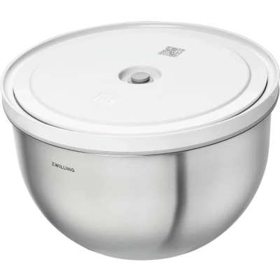 Abbildung von ZWILLING Fresh &amp; Save BOWLS Vakuumschüssel L / 24 cm, Edelstahl, Silber