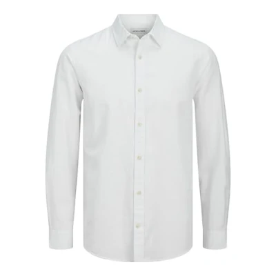 Abbildung von Jack &amp; Jones Businesshemd, Herren, Größe: XS, Weiß