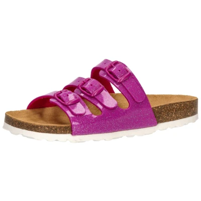 Abbildung von Pantolette rosa Mädchen Bioline Kids Glitter