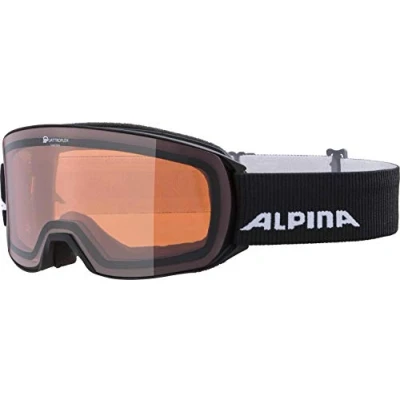 Abbildung von Alpina Nakiska QH Skibrille black, Herren, Größe: One Size, Black