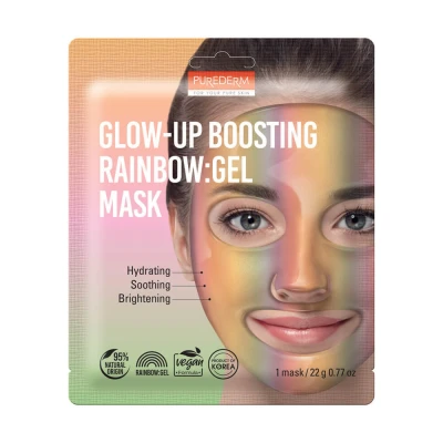 Abbildung von Purederm Glow Up Boosting RAINBOW:gel Mask 22 g