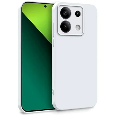 Abbildung von MyGadget Hülle für Xiaomi Redmi Note 13 Pro 5G Poco X6 Zweilagige Handyhülle mit Kameraschutz Cover Innenfutter &amp; Silikon außen Weiß