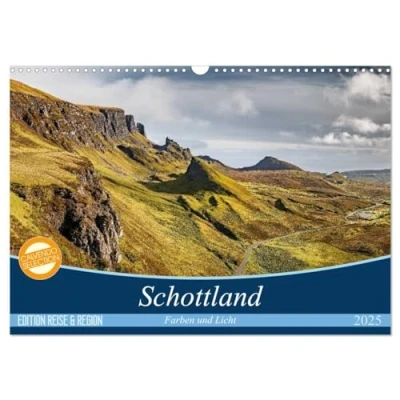 Abbildung von Schottland Farben und Licht (Wandkalender 2025 DIN A3 quer), CALVENDO Monatskalender