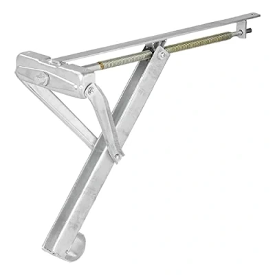 Abbildung von Ausdrehstütze Wohnwagen Wohnwagenstützen Kurbel Stützen Anhängerstütze (800kg 605x260mm H:500mm)