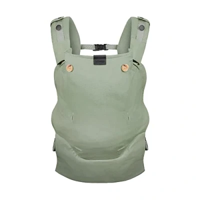 Abbildung von Babymoov Babytrage Moov &amp; Boost Sage green ergonomisch, für Babys und Kleinkinder, bis 20 kg