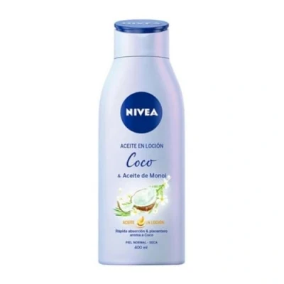 Abbildung von NIVEA Aceite en Loción Coco &amp; de Monoi (400 ml), proporciona una hidratación profunda durante 24 horas sin dejar sensación grasa