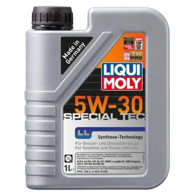 Abbildung von Liqui Moly Special Tec LL 5W 30 1l Motoröl 1192 MERCEDES BENZ: GL, CLA T modell, E Klasse Limousine, BMW: 3 Coupe, 5 Touring
