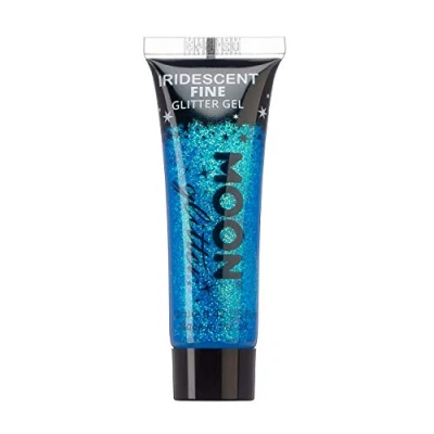 Abbildung von Moon Glitter Gel mit schillerndem feinem 12ml Blau Glitzer Gesichtsfarbe